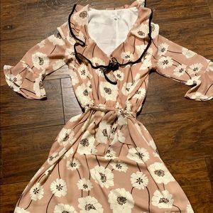 Lucca Couture Long Sleeve Floral Dress, NWOT
